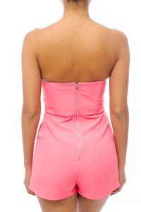 City Romper - Pink Canary