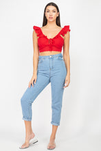 Load image into Gallery viewer, Fernanda Crop Top - Pink Canary