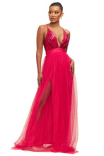 Load image into Gallery viewer, Cannes Mesh Maxi - Pink Canary