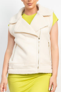 Bozcaada Vest - Pink Canary