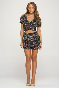 Shane Crop Top - Pink Canary