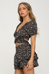 Shane Crop Top - Pink Canary