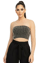Load image into Gallery viewer, Pearl Sheer Top