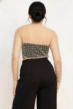 Load image into Gallery viewer, Pearl Sheer Top