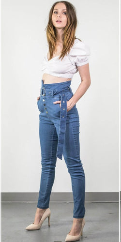 Hipster Denim - Pink Canary