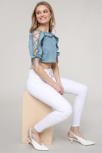 Free Vibes Top - Pink Canary