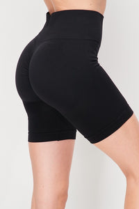 Premium Biker Short - Pink Canary