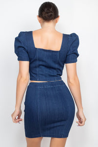Lucia Crop Top - Pink Canary