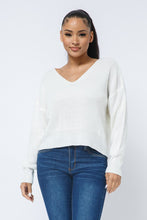 Load image into Gallery viewer, White Pearl Sweater - Pink Canary