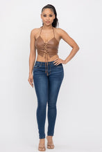 Load image into Gallery viewer, Mona Crop Top - Pink Canary