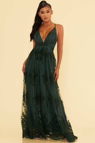 Banff Mesh Maxi - Pink Canary- Prom Dress