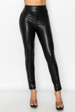 Load image into Gallery viewer, Vancouver Leatherette Pant - Pink Canary