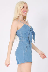 Logan Romper - Pink Canary