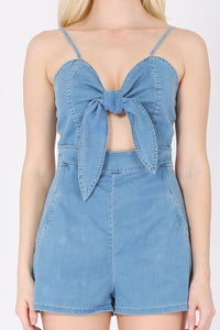 Logan Romper - Pink Canary