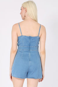 Logan Romper - Pink Canary