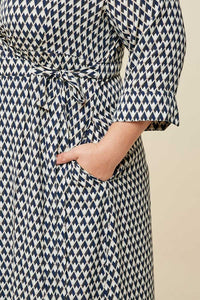 Geo Maxi Dress - Pink Canary