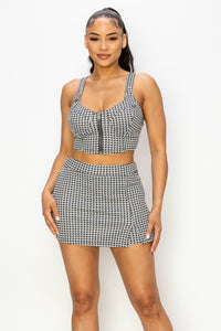TANNER CROP TOP - Pink Canary