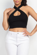 Load image into Gallery viewer, Missy Halter Sweater - Pink Canary