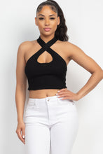 Load image into Gallery viewer, Missy Halter Sweater - Pink Canary