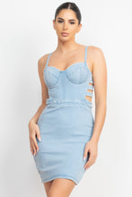 Load image into Gallery viewer, Kora Denim Mini - Pink Canary