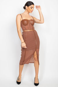 Palladia Skirt - Pink Canary