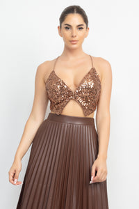 Demi Crop Top - Pink Canary