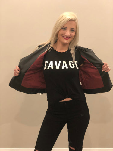 Savage Classic Tee - Pink Canary