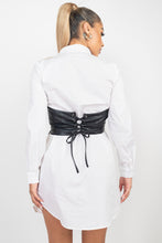 Load image into Gallery viewer, Kendra Shirt Dress - Pink Canary