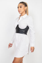 Load image into Gallery viewer, Kendra Shirt Dress - Pink Canary
