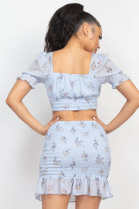 Katrina Crop Top - Pink Canary