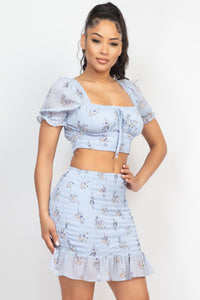 Katrina Crop Top - Pink Canary