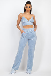 Bonbon Crop Top - Pink Canary