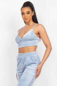 Bonbon Crop Top - Pink Canary