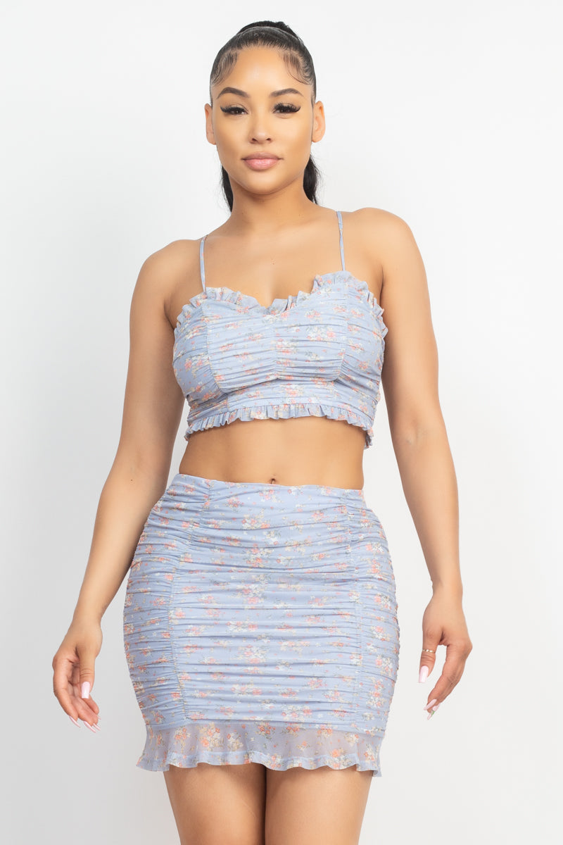 OAKLYN CROP TOP - Pink Canary
