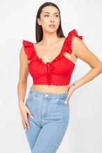 Load image into Gallery viewer, Fernanda Crop Top - Pink Canary