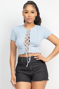 Alexa Crop Top - Pink Canary