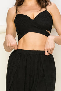 Trixie Crop Top - Pink Canary