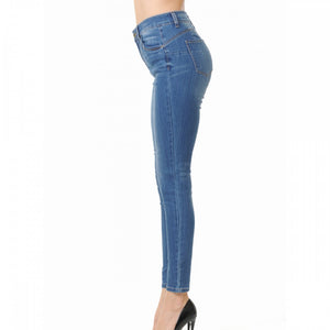High Waist Skinny - Pink Canary