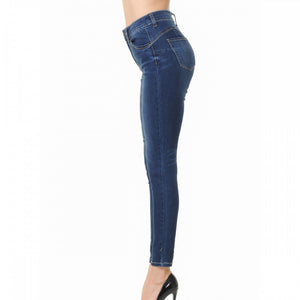 High Waist Skinny - Pink Canary